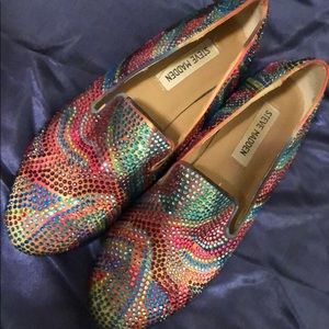 Rainbow 🌈 Bling 💎Steve Madden flats